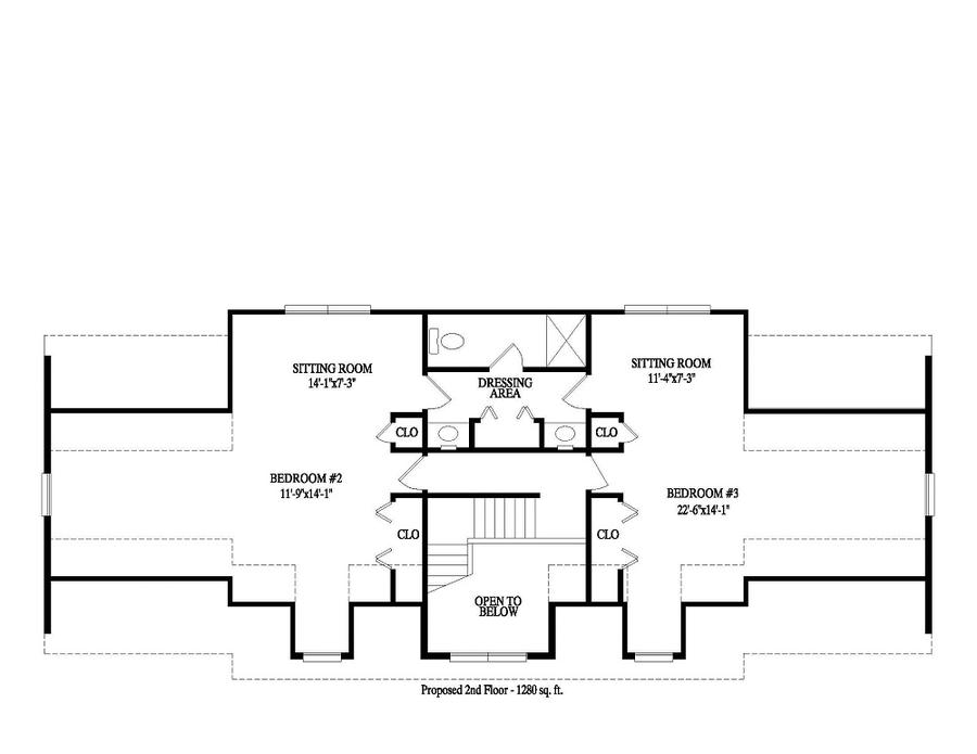 Southport 2979 Square Foot Cape Floor Plan