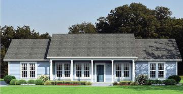 Magnolia III – NWC | 1739 Square Foot Ranch Floor Plan