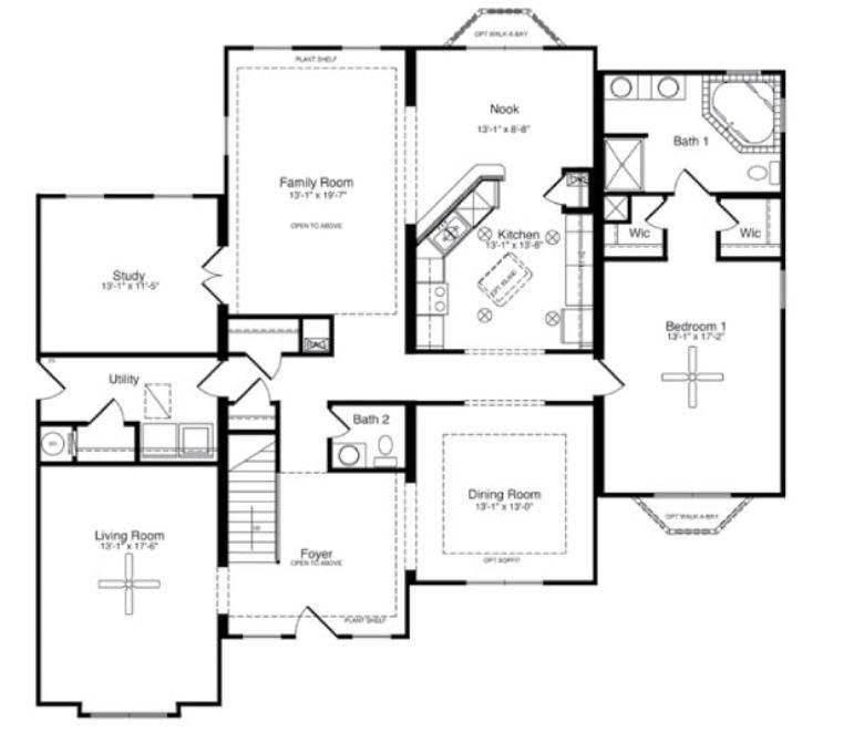 The Salisbury (HCL-001) | 3292 Square Foot Two Story Floor Plan