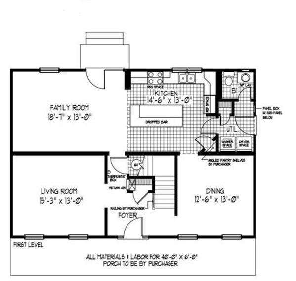 Manchester MK C | 2200 Square Foot Two Story Floor Plan