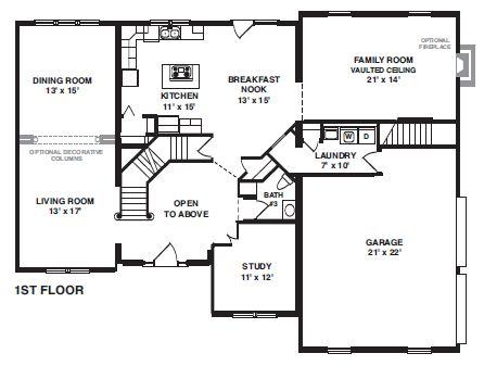 Cornell | 4046 Square Foot Two Story Floor Plan